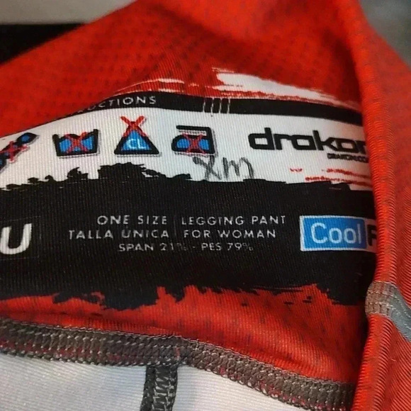 DRAKON CROSSFIT LEGGINGS WOMEN COLOMBIAN YOGA PANTS COMPRESSION TIGHTS - Picture 6 of 6